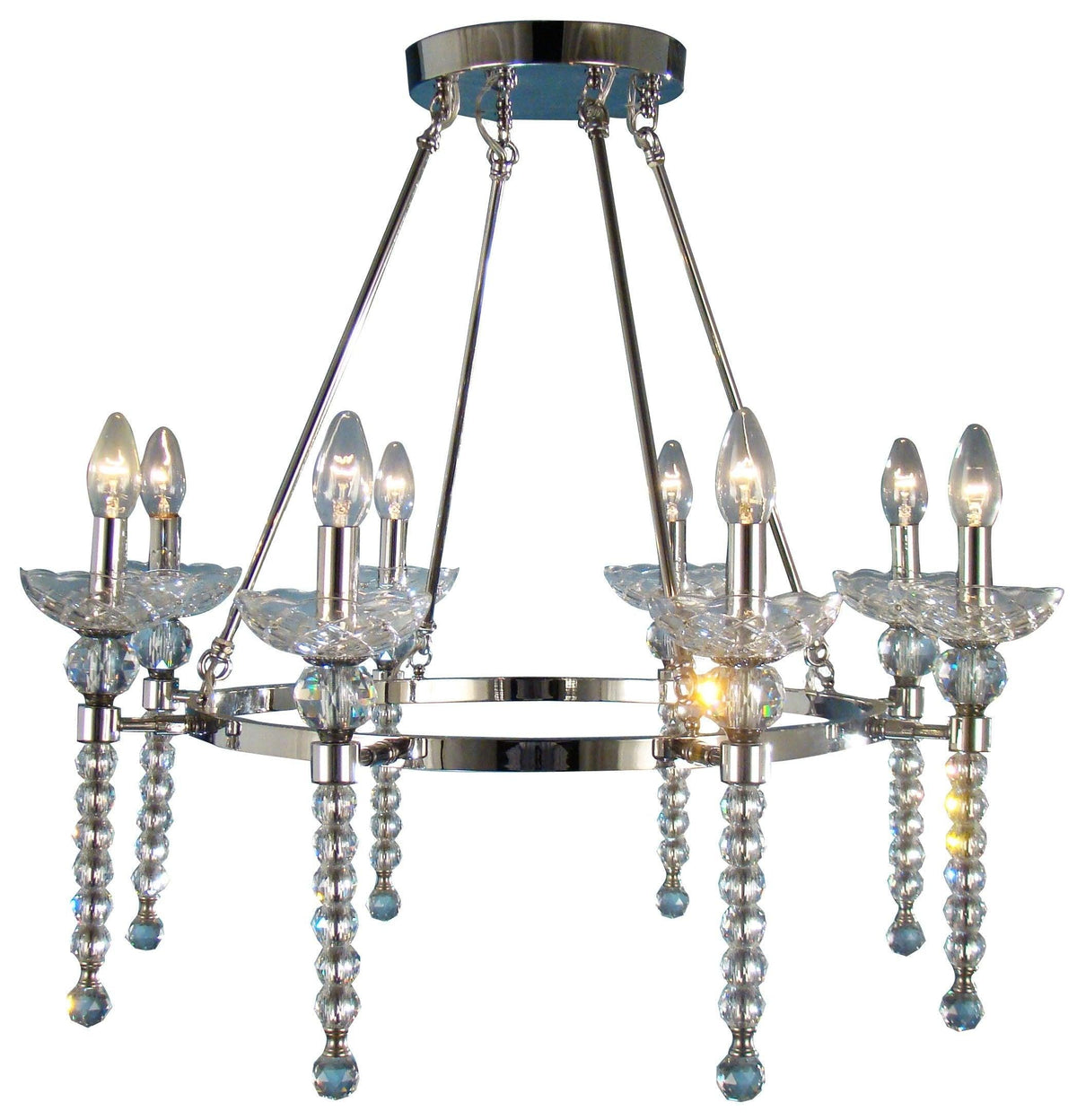 Fashion - CEILING LAMP - Chrome Ball - Asfour Crystal