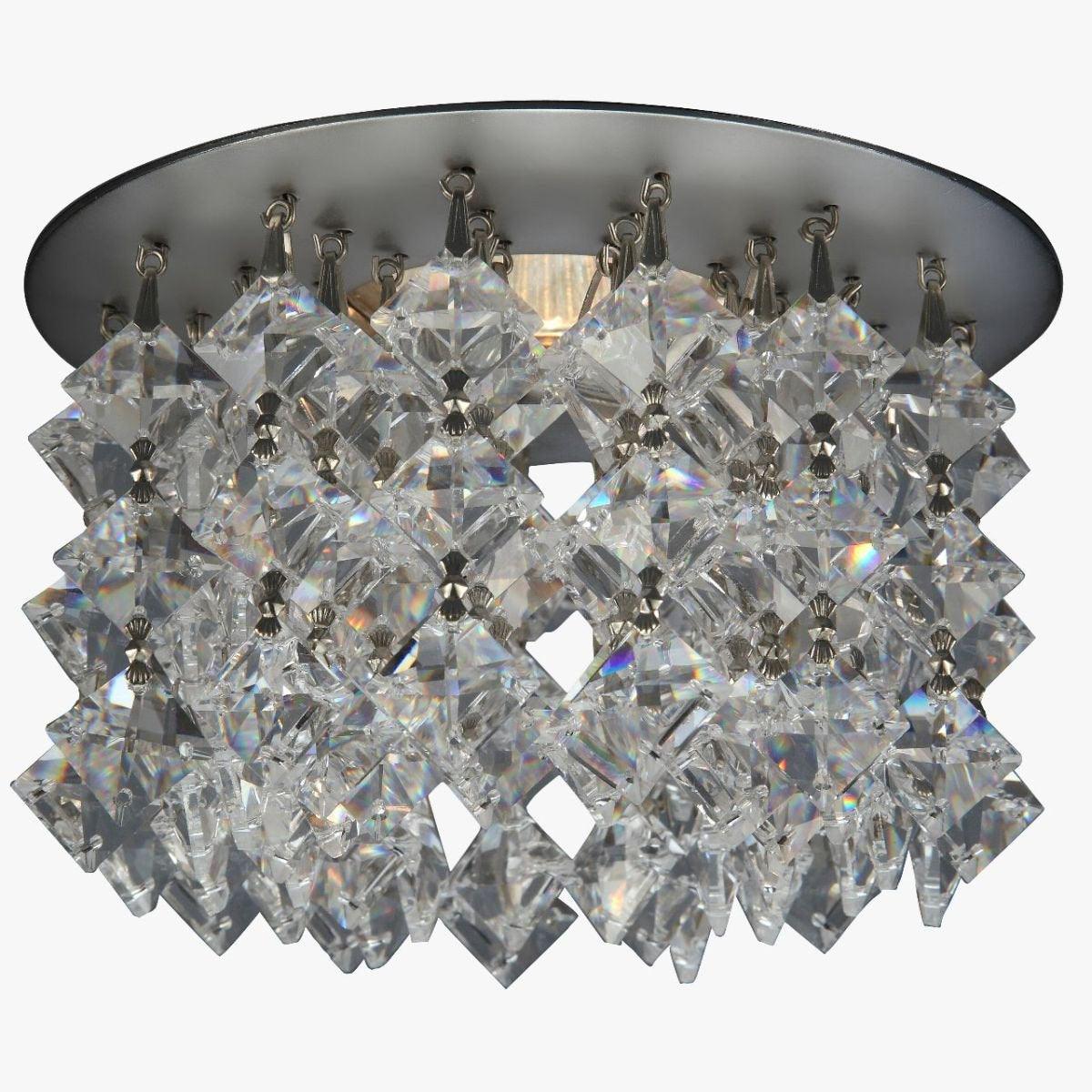 Fashion -1 Bulb - Chrome - Square Clear 