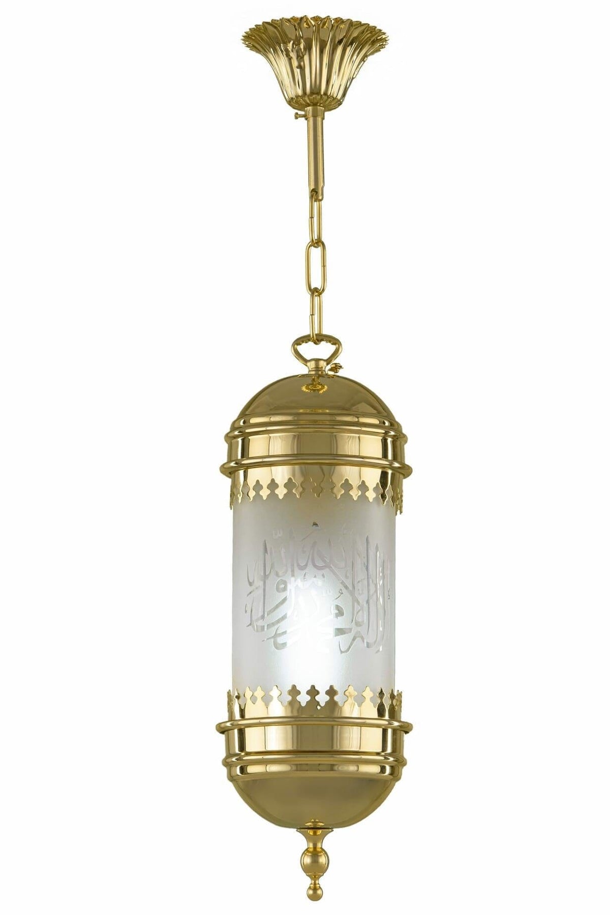 Pendant S.Zaib 58*15cm Gold Without Crystal - 1 Bulb