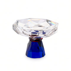 Taj Tayf Crystal Bowl 20/20/15 with Blue & Red Crystal