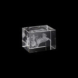 3d Chariot Cube Crystal Gift Asfour