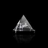 3d Pyramid Crystal Gift Asfour