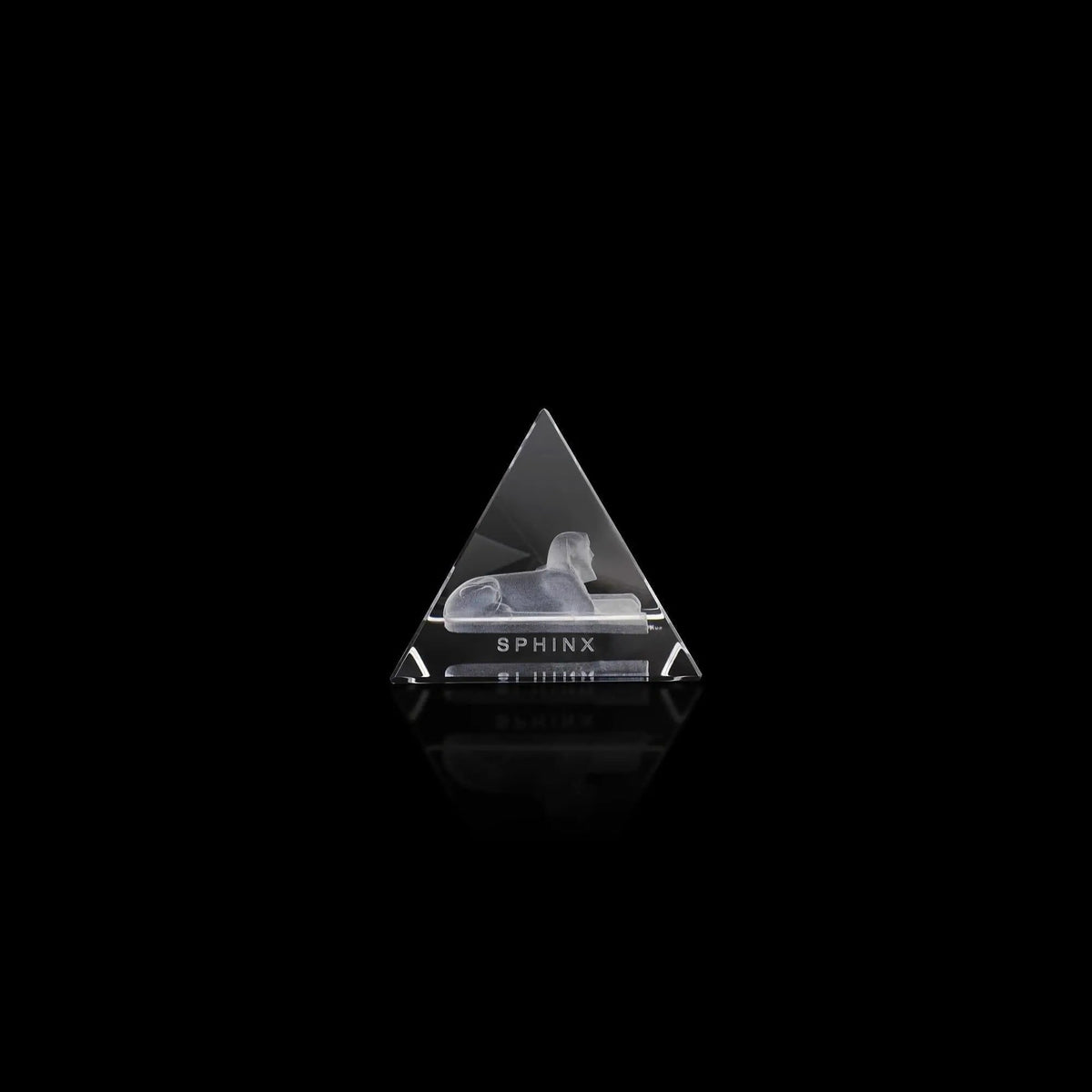 3d Pyramid Crystal Gift Sphinx Asfour