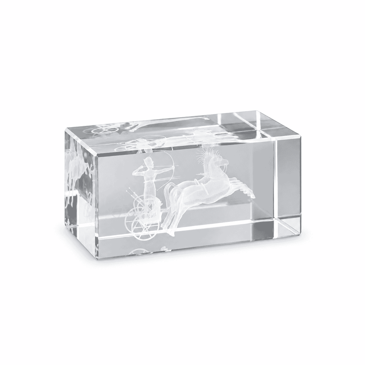Laser Graving 3D Chariot Cube Gift 8/100/1159