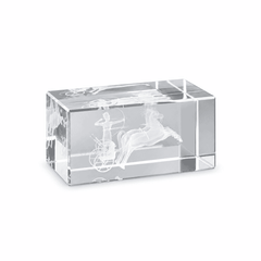 Laser Graving 3D Chariot Cube Gift 8/100/1159