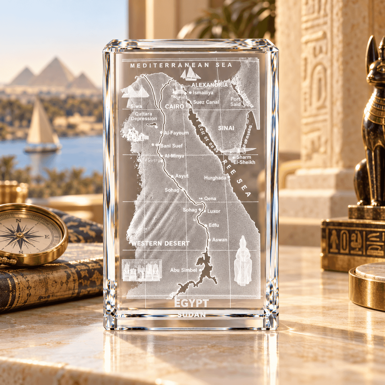 Asfour Crystal Cube – 3D – 1168/100/128