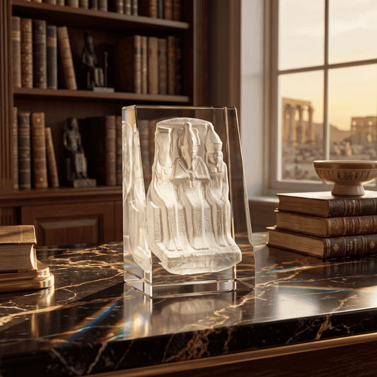 Asfour Crystal Cube – Pharaonic – 3D – 10/6/6