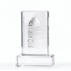 Asfour Crystal Cube – With Base – 3D – 13/6/8