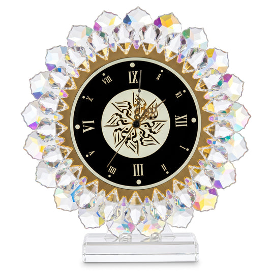 Crystal Clock - Clear - Asfour Crystal
