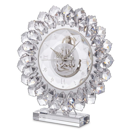 Crystal Clock - Satin - Asfour Crystal