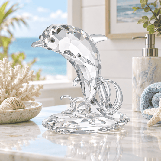 dolphin - Clear - Asfour Crystal