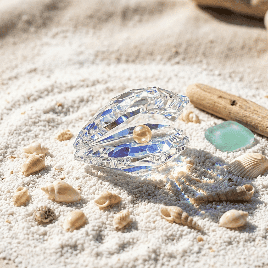 Shell - Clear - Small - Asfour Crystal