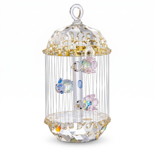 Birds in a cage - Clear - Asfour Crystal