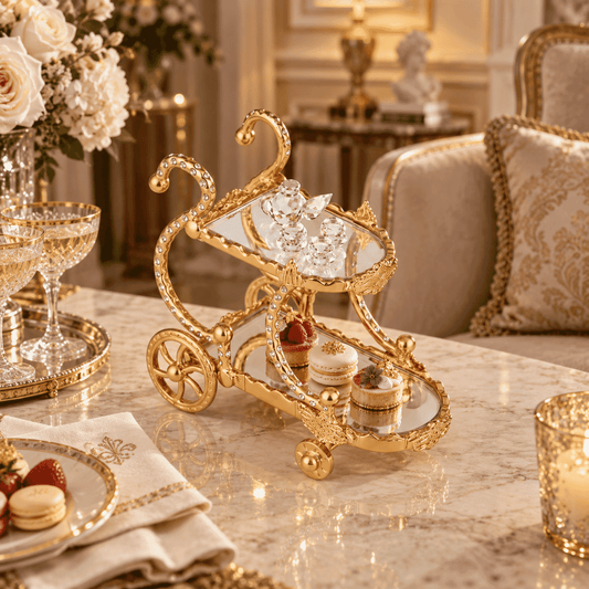 Multicolor Tea Cart Tableware Gift 1406/2