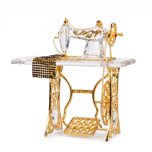 Crystal sewing machine - Gold - Asfour Crystal