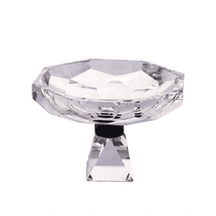 Taj Plate 20/20/13 with Transparent & Black Crystal