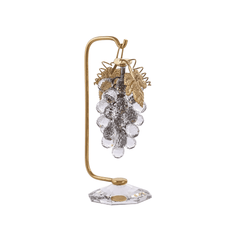 Asfour Crystal Grapes – With Stand – Gold – 29/501