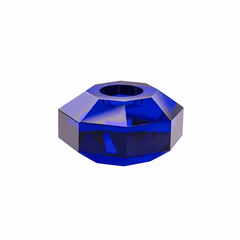 Taj Octagonal Ring Candle Holder 9/8 with Sapphire Crystal
