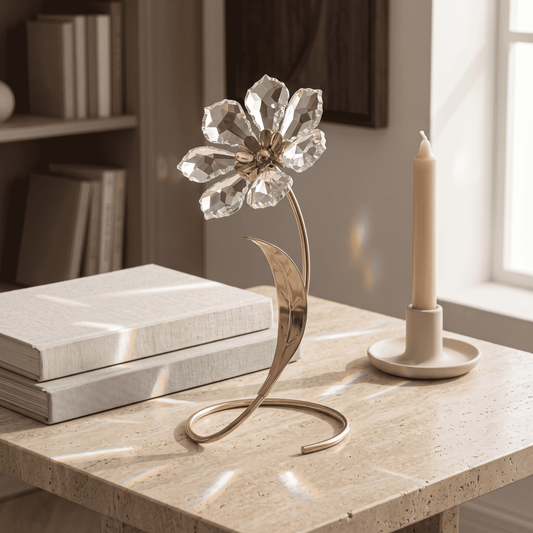 Asfour Crystal Flower – Gold – 1/406