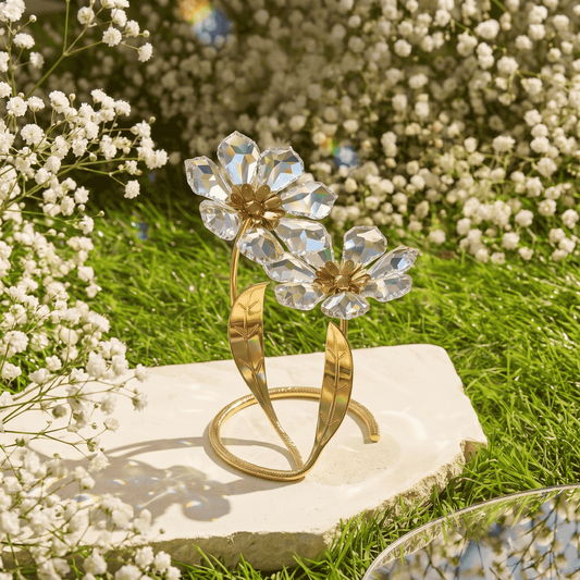 Asfour Crystal Flower – Gold – 2/406