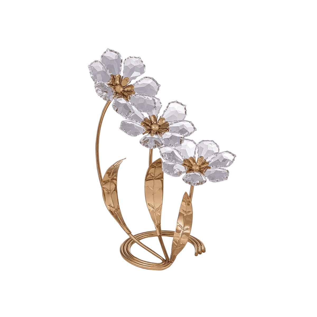 Asfour Crystal Flower – Gold – 3/406