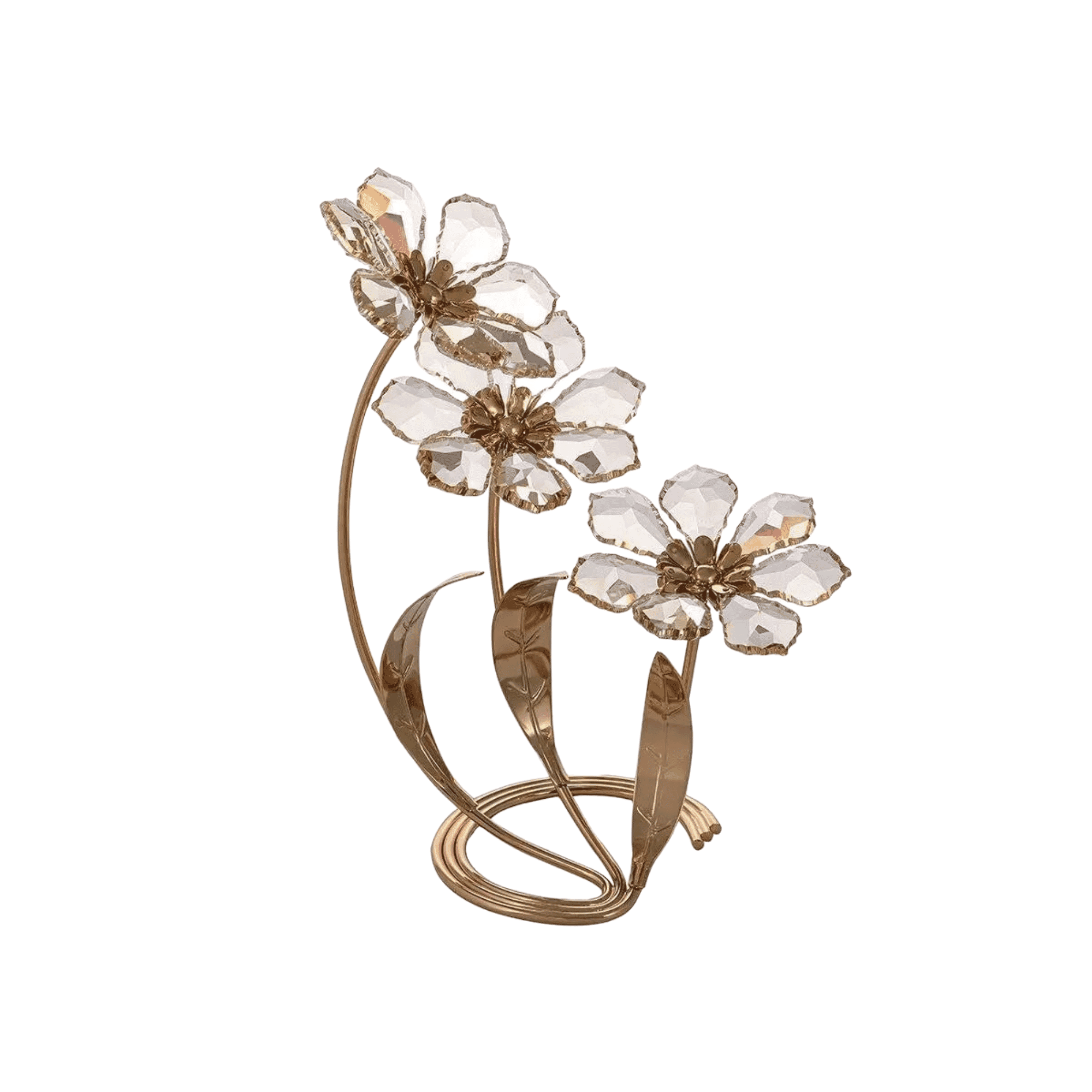 Asfour Crystal Flower – Golden Shadow – 3/406