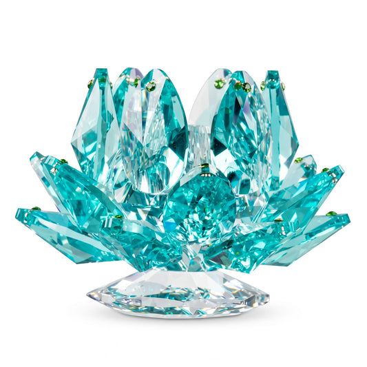 Candlestick - Aquamarine - Small - Asfour Crystal