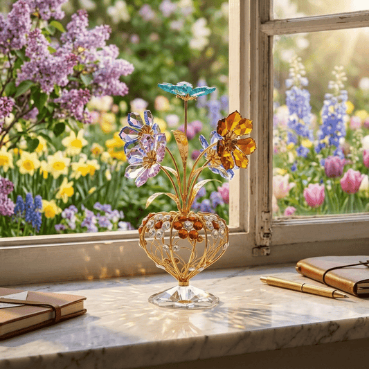 Crystal Vase - Medium - Asfour Crystal