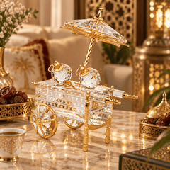 Asfour Crystal Car Food Plated Gold