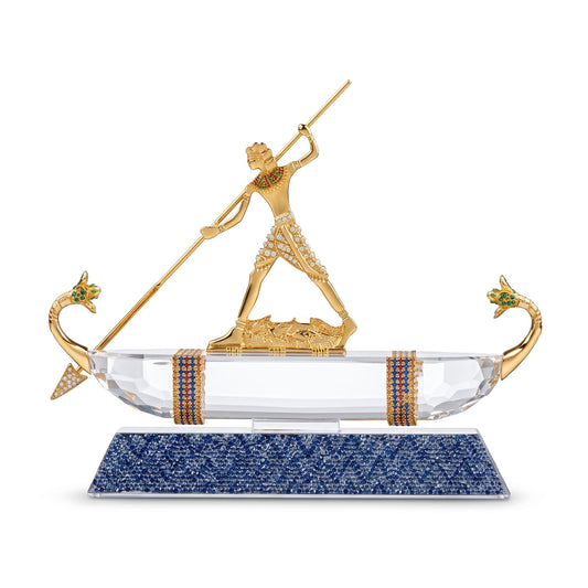 Pharaonic boat - Clear - Asfour Crystal
