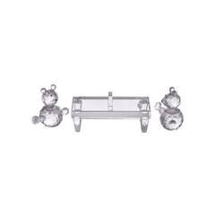 Asfour Crystal Table Tennis Players