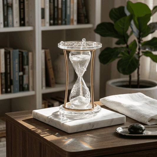 Asfour Crystal Hourglass – Gold – 14/125/8