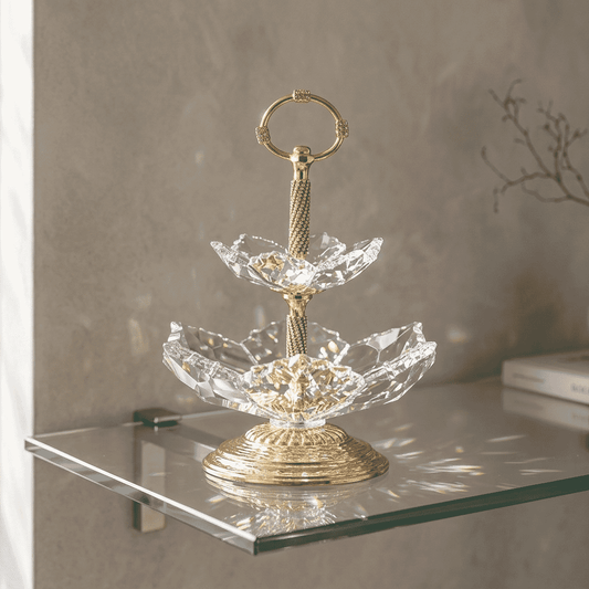 Crystal Bonbonniere - Gold - Large - Asfour Crystal