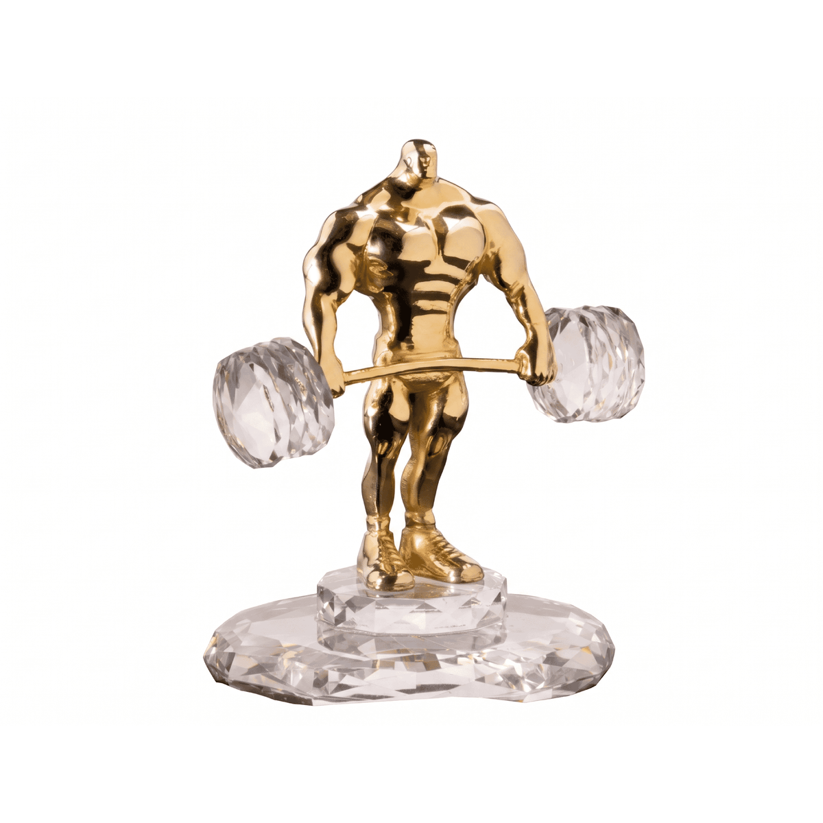Asfour Crystal Weight Holder – With Base – Gold
