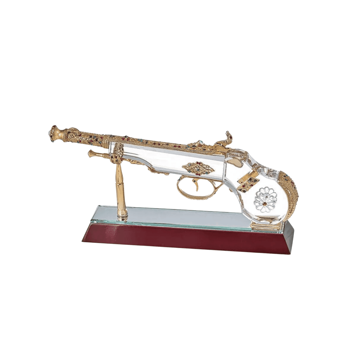 Asfour Crystal Pistol – Gold – 28/13