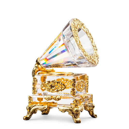Asfour Crystal Gramophone – Gold – 95/140/15