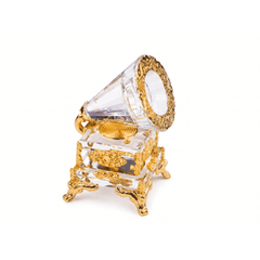 Asfour Crystal Gramophone – Gold – 95/140/15