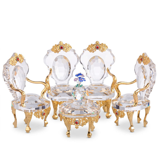 Crystal Salon - Gold (Decoration object) - Asfour Crystal