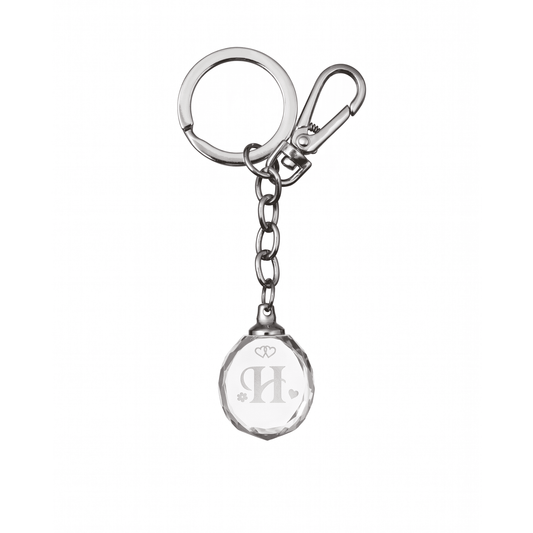 Asfour Crystal Letter H Keychain – 3D – 30/850/207