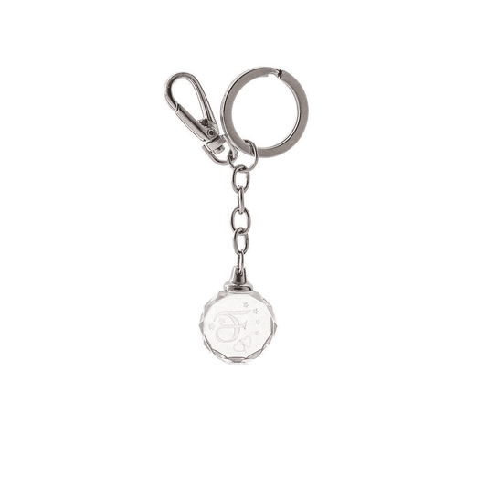 Keychain - Clear - Letter F