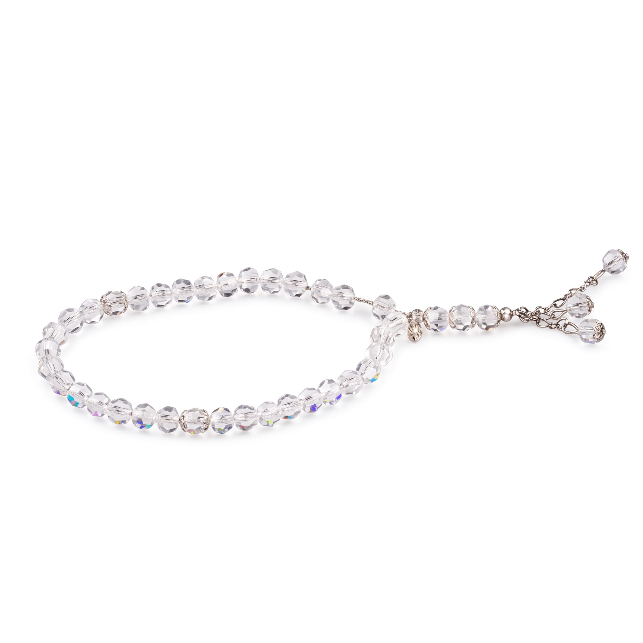 Rosary - Clear - Small Bead - Asfour Crystal
