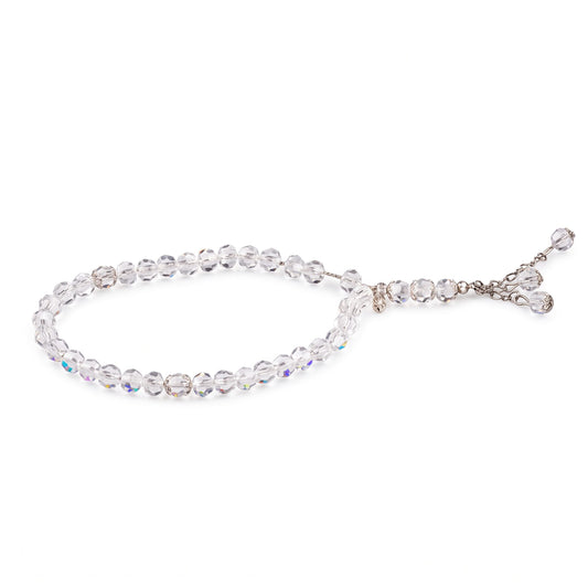 Rosary - Clear - Small Bead - Asfour Crystal