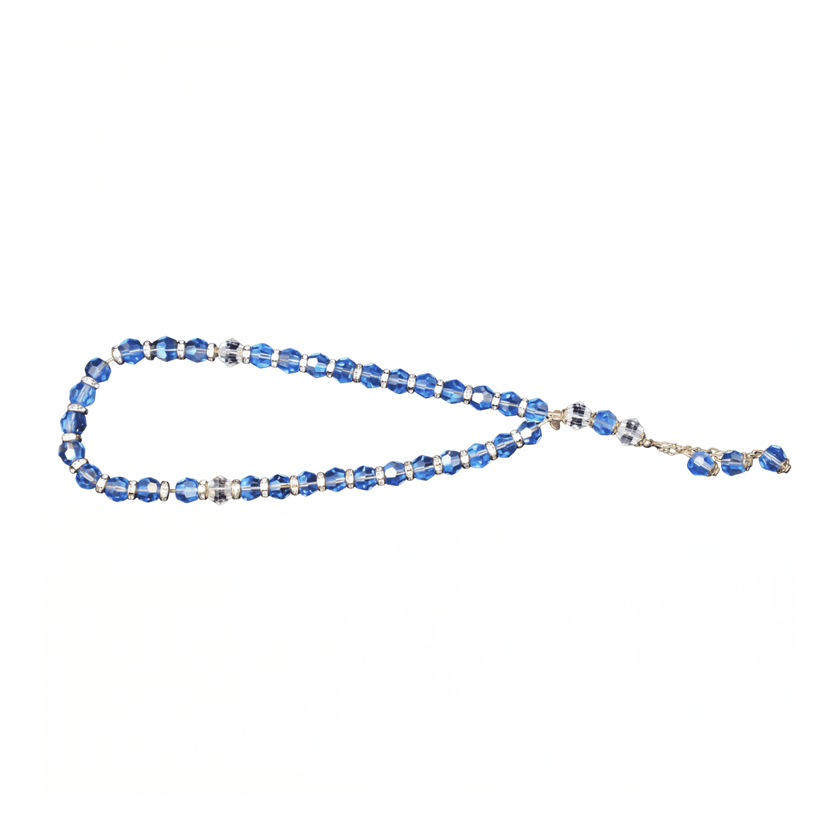 Asfour Crystal Rosary – Blue – 21/8/98