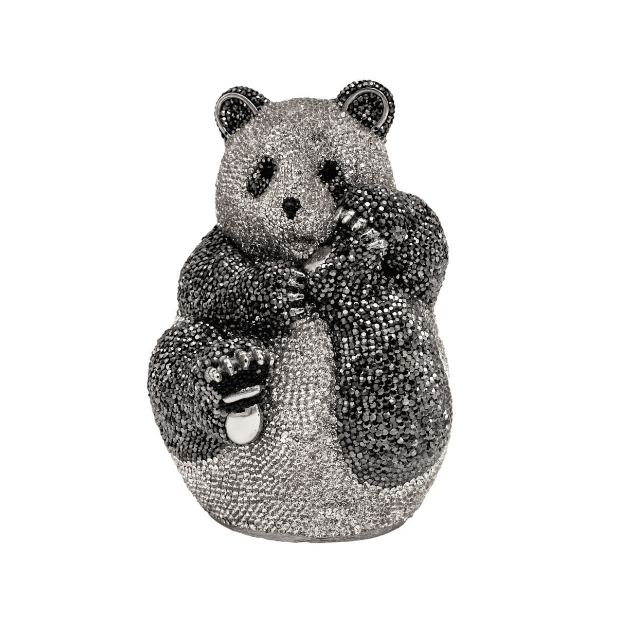 Asfour Crystal Panda – Crystal Embellished – Multicolor – 12 × 13 × 18