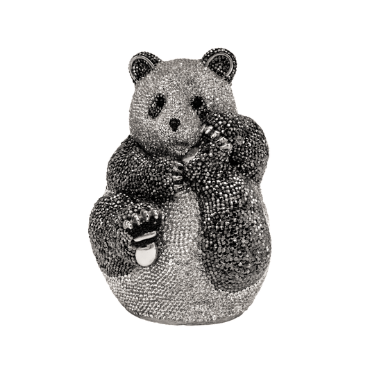 Asfour Crystal Panda – Crystal Embellished – Multicolor – 12 × 13 × 18