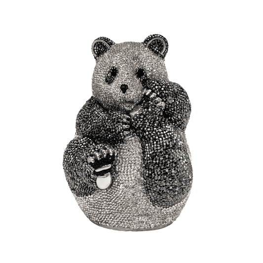 Asfour Crystal Panda – Crystal Embellished – Multicolor – 12 × 13 × 18
