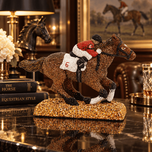 Race Horse Inlaid With Colored Lobes 12/25/36