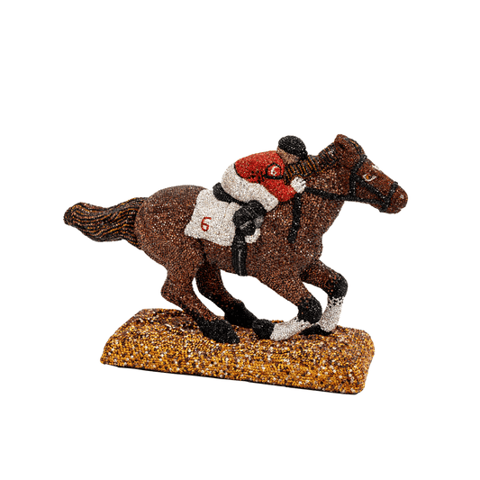 Race Horse Inlaid With Colored Lobes 12/25/36