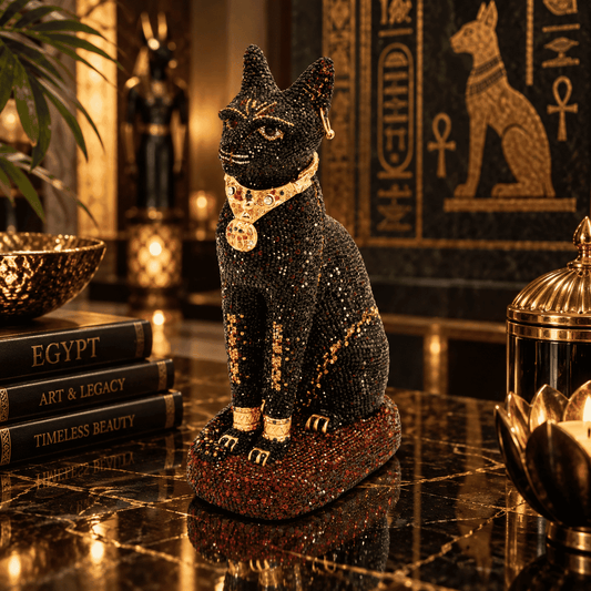 Pharaonic cat - Large - Asfour Crystal