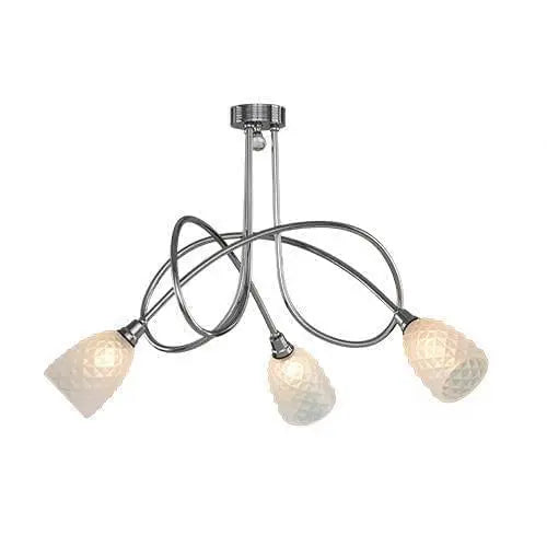 Alabaster - 3 Bulbs - Chrome - Ball Clear Asfour